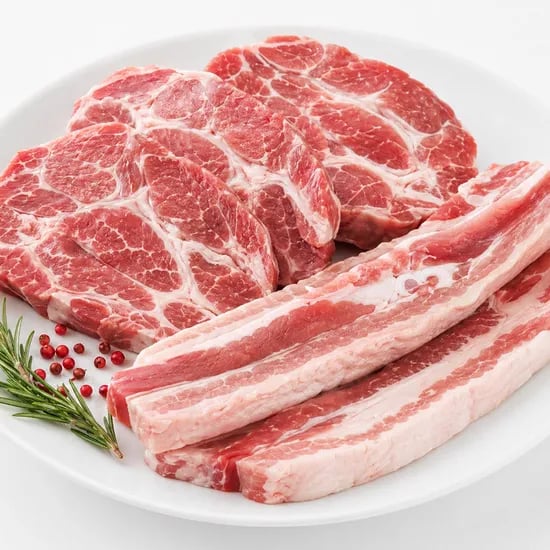 잇콕 구이용 세트 삼겹살 목살 총 1kg