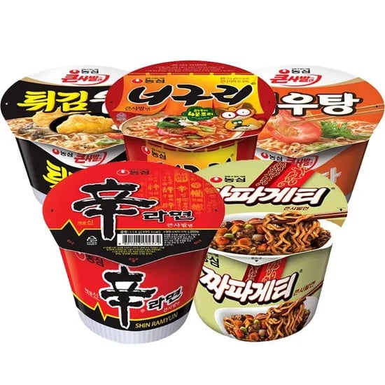 농심 큰사발4종 16개 신라면4 새우탕4 짜파게티4 너구리4 (14,980원 / 총 16개)