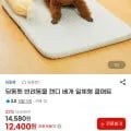 딩동펫 반려동물 캔디 베개 일체형 쿨매트L사이즈  2,400원/무배1