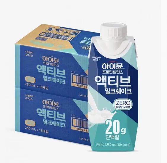 하이뮨 프로틴 밸런스 액티브 밀크쉐이크 제로 36개 (38,400원/무료)