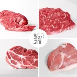 1등급 암소한우 등심 300g + 채끝 300g 외 다양 총 600g