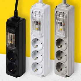 국산 4000W 멀티탭 과부하 누전 차단 외 다양, 총 1개