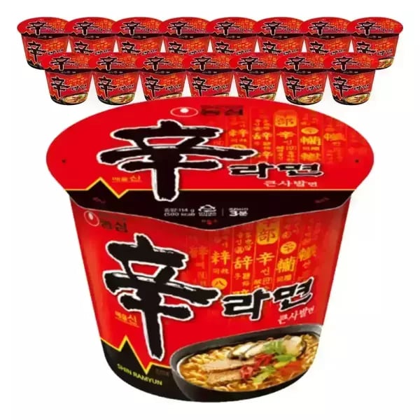 농심 신라면 큰사발 6개 외 컵라면모음 (외 다양, 총 12개)