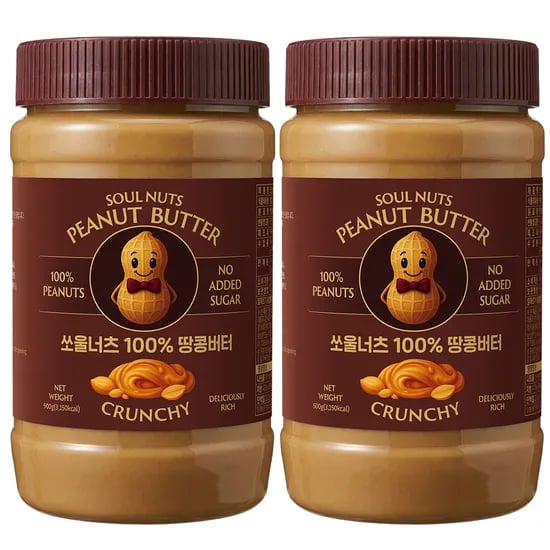 쏘울너츠 크런치 땅콩버터 500g 외 2개