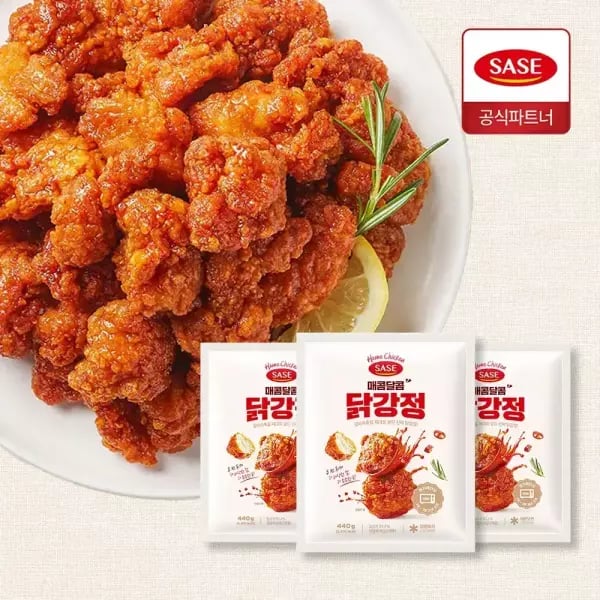 사세 매콤달콤 닭강정 440g 외 다양 3봉