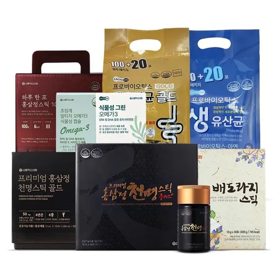프리미엄 홍삼정 천명 스틱 골드 외 다양 100포