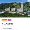 휘닉스 리조트 평창 워터파크 2인+루지 1회 외 다양, 총 2인
