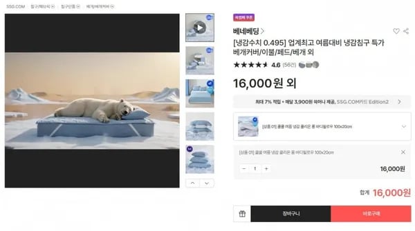 베네베딩 쿨리온 롱 바디필로우 100x20cm 외 다양 1개 1개