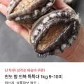 완도 활 전복 특특대 1kg 외 다양 9-10미