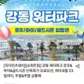 강동 워터파크 대인 종일권 외 다양 100명