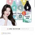 다우니 실내건조 비누향 1L 6개 유연제 200ml 2개