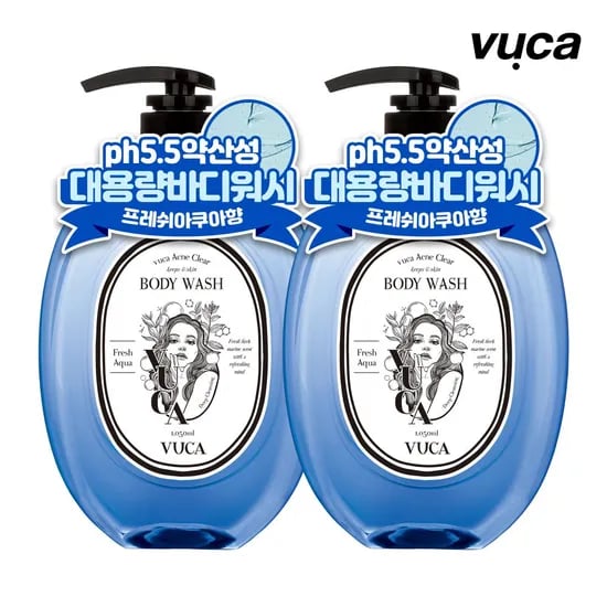 여드름 몸드름 완화 아크네 바디워시 1050ml 1+1 (9,900원/무료)