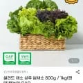 샐러드 채소 상추 쌈채소 800g / kg 무농약 GAP (5,650원/무료)1