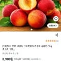 고당도 신비복숭아 1kg (8,900원/무배)