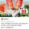 얼린 살얼음 생과일 착즙 100% 수박주스 300mL 6병 2병 300mL 8병