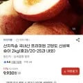 신비복숭아 2kg 중과 20~25과