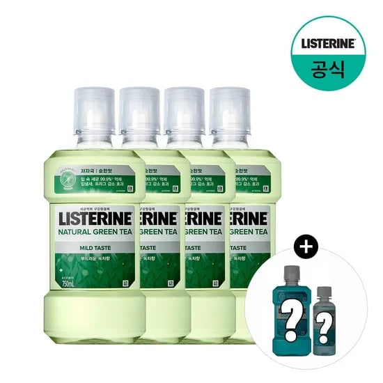 리스테린 그린티 마일드 750ml x (15,705원/무료)4