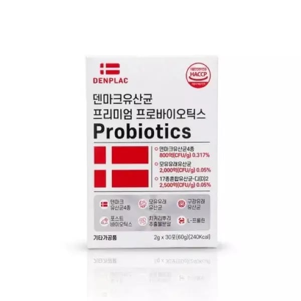 덴마크 유산균 프리미엄 프로바이오틱스 30포 X 6 Box (15,900원/무료)