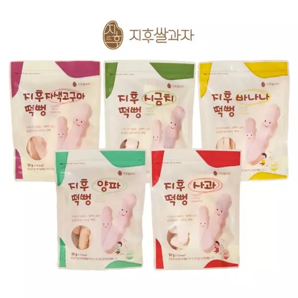 지후떡뻥 아기과자 5봉세트 (8,400원/무배)