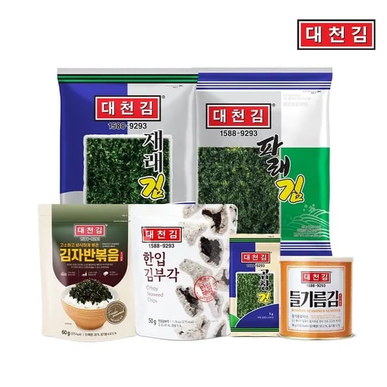 대천김 곱창김 캔김 30g x 8캔 (33,120원/무료)