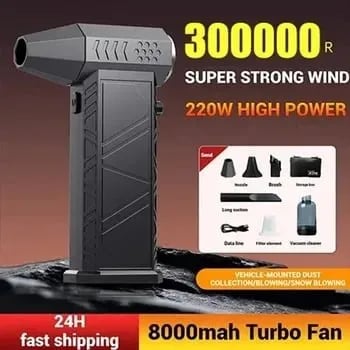 X9 미니 터보 에어건 BLDC 300000RPM 8000mAh