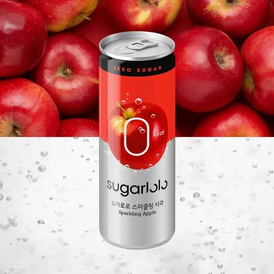 슈가로로 스파클링 사과 캔 250ml 30개 (10,594원/무료)