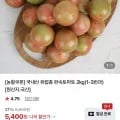 완숙토마토2kg(1~3번과) (5,400원/무료배송)