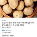 수미감자 5kg 중 (5,440원/무료)