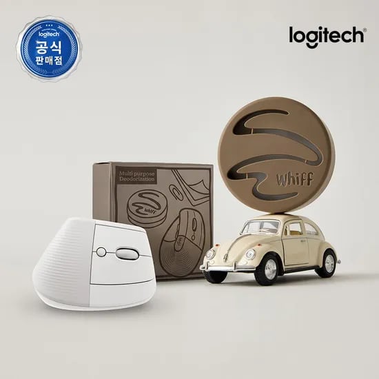 로지텍 LIFT 마우스 + Whiff 탈취제 패키지 (7,000원/무료)5