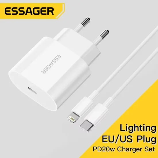 Essager 라이트닝 케이블 충전기 세트