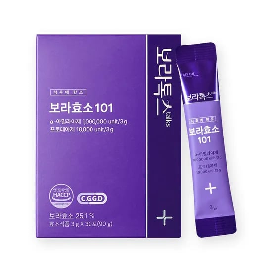 보라톡스 보라효소101 곡물발효효소 프로바이오틱스 30포 / (6000원/3박스이상구매시무배)