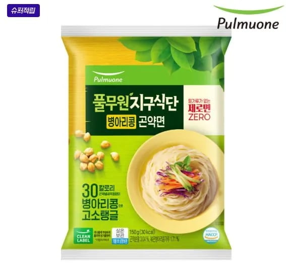 풀무원 지구식단 병아리콩 곤약면 (150g) (190/무)3