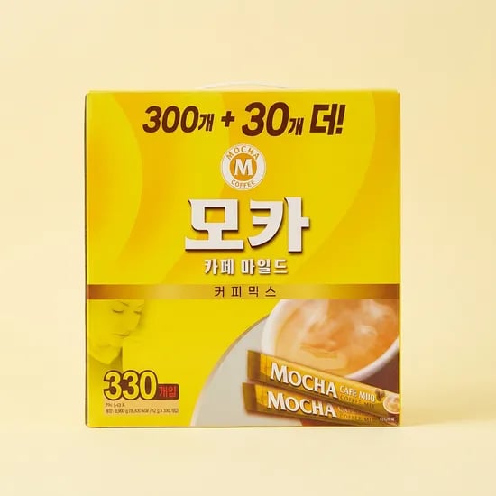 모카씨엔티 모카 카페마일드 커피믹스, 12g, 330개입 (21,940원, 무료배송)