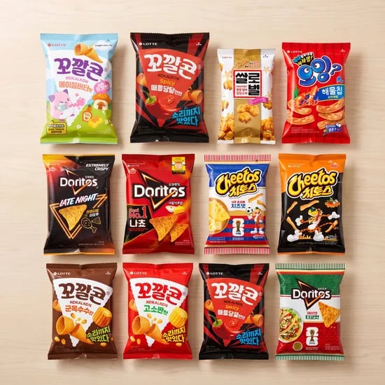 롯데 봉지과자 골라담기 12종 16개