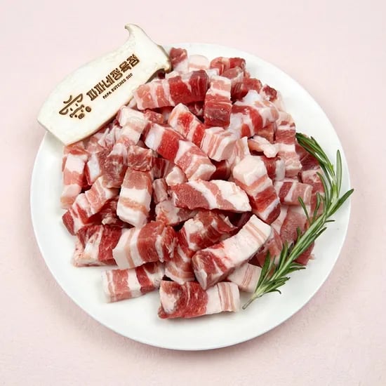 한입 삼겹살 500g 4개