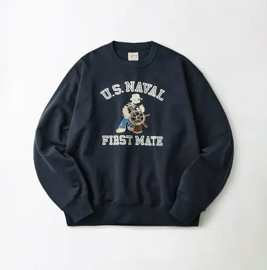 MIL SERIES SWEAT(FIRST MATE)_NAVY (46,620/무료)