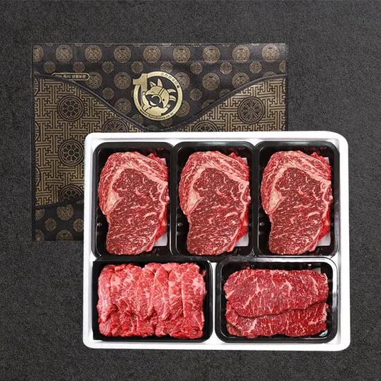 등급 국내산 꽃등심 선물세트 1kg (89,568원/무료)1