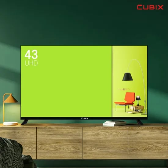 무빙큐빅스 화이트에디션 43인치 4K 109cm 43인치 FHD