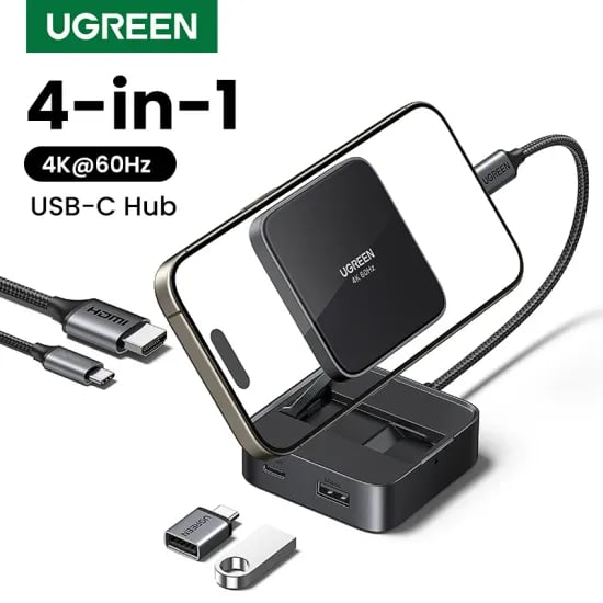 UGREEN 접이식 USB C 허브
