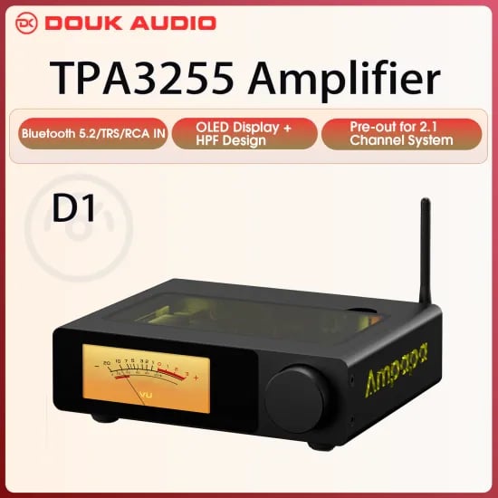 AIYIMA A80 TPA3255 DAC 블루투스 PFFB 스테레오 전력 증폭기