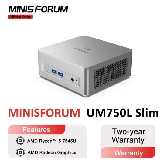 미니스포럼 UM750L 슬림 미니PC 16GB+1TB