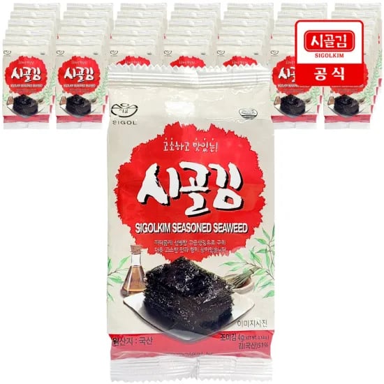시골김 도시락김 4g 48봉