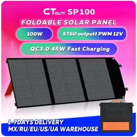 CTOLITY SP100 100W 휴대용 태양광 패널