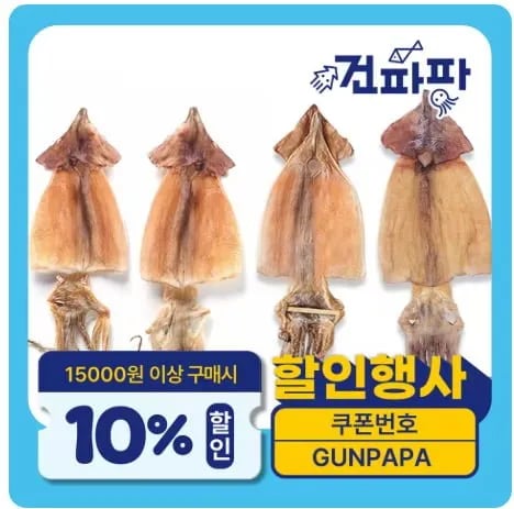 국내산 동해 마른오징어 대 5미