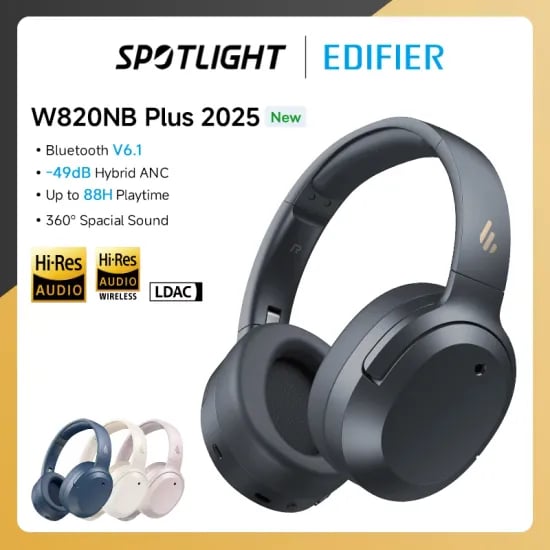 에디파이어 W820NB Plus 2025 블루투스 헤드폰