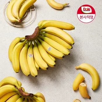 Dole 파인애플 대과 4개 11152원 바나나 2송이 4875원 화이트용과 10개
