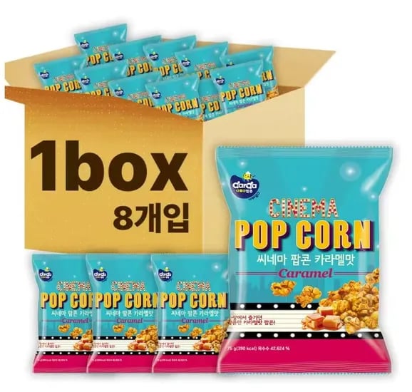 커널스 씨네마 팝콘 카라멜맛 75g 16개 1.4만 커널스 시네마 믹스 팝콘 30g 30개 1.4만