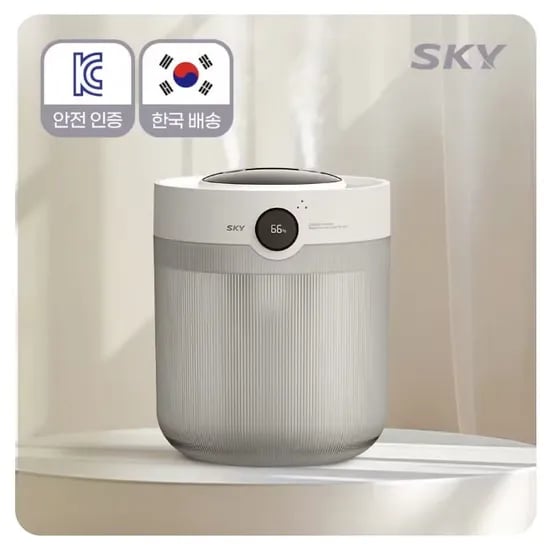 1+1 스카이 탁상용 차량용 미니 가습기 4L 가열식 에어보나가습기