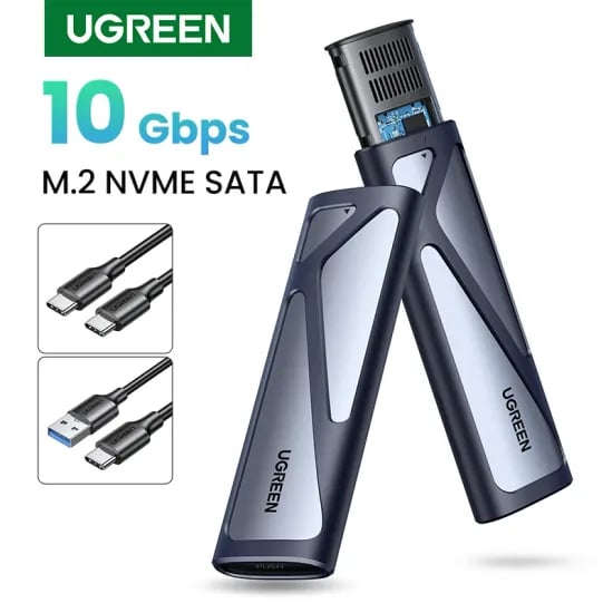 UGREEN M2 SSD 케이스 $13.38 Essager Type-C-이더넷 어댑터 $6.35