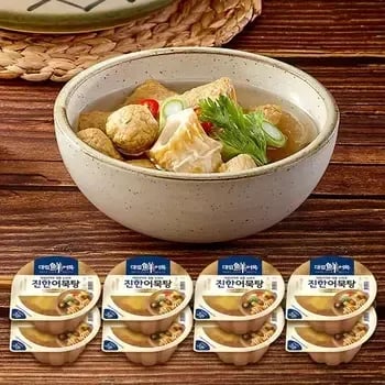 대림선 진한어묵탕 8개 15750원 가쓰오우동 10개 13930원 한입롤피자